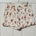 American Eagle Outfitters Shorts | American Eagle Outfitters White Floral Mom Shorts | Color: Orange/White | Size: 8