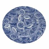 Spode Room Oval Platter 14" Sunflower All Ceramic/Earthenware/Stoneware in Blue | 12.4 W x 12.4 D in | Wayfair 1724655