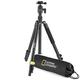 National Geographic Travel Photo Tripod Kit with Monopod, Aluminium, 4-Section Legs, Lever Locks, Load up 6 kg, Carrying Bag, Ball Head, Quick Release, NGTR001L [Amazon Exclusive]