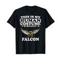 This Is My Human Costume I'm Really A Falcon Bird T-Shirt