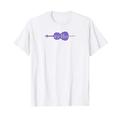 violettes Cello Musik T-Shirt