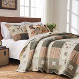 Sedona Quilt Set by Greenland Home Fashions in Natural (Size FL/QU 3PC)