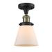 Innovations Lighting Bruno Marashlian Small Cone 6 Inch 1 Light Semi Flush Mount - 517-1CH-BAB-G61-LED