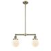 Innovations Lighting Bruno Marashlian Beacon 23 Inch 2 Light LED Chandelier - 209-AB-G201-6-LED