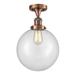 Innovations Lighting Bruno Marashlian Beacon 10 Inch 1 Light Semi Flush Mount - 517-1CH-AC-G202-10-LED