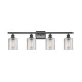 Innovations Lighting Bruno Marashlian Cobbleskill 36 Inch 4 Light LED Bath Vanity Light - 516-4W-BK-G112-LED