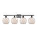 Innovations Lighting Bruno Marashlian Farmhouse Rope 36 Inch 4 Light Bath Vanity Light - 516-4W-OB-G121-8RW-LED