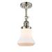 Innovations Lighting Bruno Marashlian Bellmont 6 Inch 1 Light Semi Flush Mount - 201F-PN-G191-LED