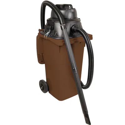 BRB Nass- /Trockensauger/Industriesauger 1100 Watt, mit 120 Liter Behälter (DIN Mülltonne) braun Image