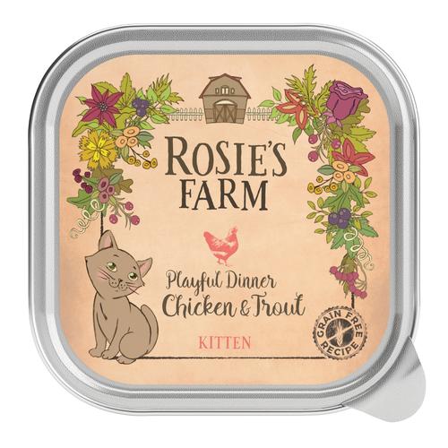 32x100g Kitten Huhn&Forelle Rosie's Farm Katzenfutter