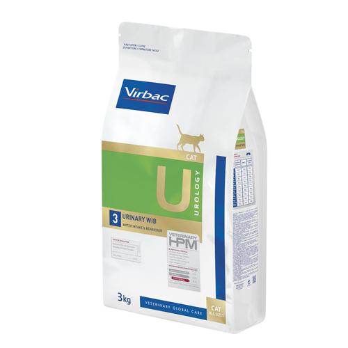 3 kg Cat Urology Water Intake & Behaviour U3 Virbac Veterinary HPM Katzenfutter trocken