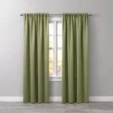 Wide Width BH Studio Room-Darkening Rod-Pocket Panel by BH Studio in Sage (Size 54" W 72" L) Window Curtain