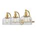 Innovations Lighting Bruno Marashlian Large Bell 28 Inch 3 Light Bath Vanity Light - 515-3W-SG-G72