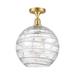 Innovations Lighting Bruno Marashlian X-Large Deco Swirl 12 Inch 1 Light Semi Flush Mount - 516-1C-SG-G1213-12