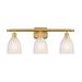 Innovations Lighting Bruno Marashlian Brookfield 26 Inch 3 Light Bath Vanity Light - 516-3W-SG-G441-LED