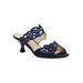 Wide Width Women's Francie Dress Shoes by J. Renee® in Navy (Size 9 W)