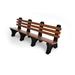 Arlmont & Co. Wetzel Recycled Plastic Park Outdoor Bench Plastic in Brown | 33.5 H x 96 W x 25 D in | Wayfair 5FDB568942F344D9AB17A99D18AB78F8