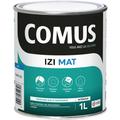 Izi'mat 1L - Peinture acrylique d'aspect mat en phase aqueuse Comus blanc