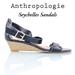 Anthropologie Shoes | Anthropologie | Seychelles Wood Wedge Sandals | Color: Black/Brown | Size: 8.5