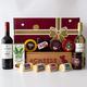 Cheese & Wine Gift Hamper. The Perfect Food Hamper Includes Cheese and Wine. A Great Date Night Hamper to Share with Your Loved One. Cheese Hampers for Friends and Family.