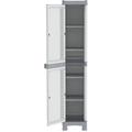 Rs Pro - Armoire de stockage 1 porte portes en pp à poser au sol, 1818 x 350 x 438mm ( Prix pour 1 )