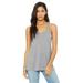 Bella + Canvas B8800 Women's Flowy Racerback Tank Top in Heather size Small 8800, BC8800