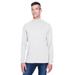 Devon & Jones D420 Adult Sueded Cotton Jersey Mock Turtleneck T-Shirt in White size 4XL