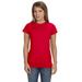 Gildan G640L Women's Softstyle Womenâ€™s T-Shirt in Red size 3XL | Cotton 64000L