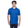 Devon & Jones D100 Men's Pima PiquÃ© Short-Sleeve Polo Shirt in French Blue size XS | Cotton