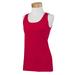 Gildan G642L Women's Softstyle Junior Fit Tank Top in Cherry Red size Large | Cotton G64200L, 64200L