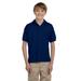 Gildan G880B Youth DryBlend 6-Ounce Jersey Knit Sport Shirt in Navy Blue size XL | Cotton Polyester G8800B, 8800B