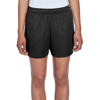 Team 365 TT11SHW Women's Zone Performance Short in Black size Small | Polyester