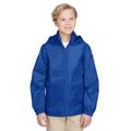 Team 365 TT73Y Youth Zone Protect Lightweight Jacket in Sport Royal Blue size Large | Polyester