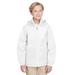 Team 365 TT73Y Youth Zone Protect Lightweight Jacket in White size Large | Polyester