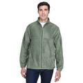 Harriton M990 Men's 8 oz. Full-Zip Fleece Jacket in Dill size Small | Polyester