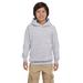 Hanes P473 Youth EcoSmart Pullover Hooded Sweatshirt in Ash size XL | Cotton Polyester P470