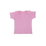 Rabbit Skins R3400 Infant Baby Rib T-Shirt in Pink size 18MOS | Ringspun Cotton 3400, LA3400