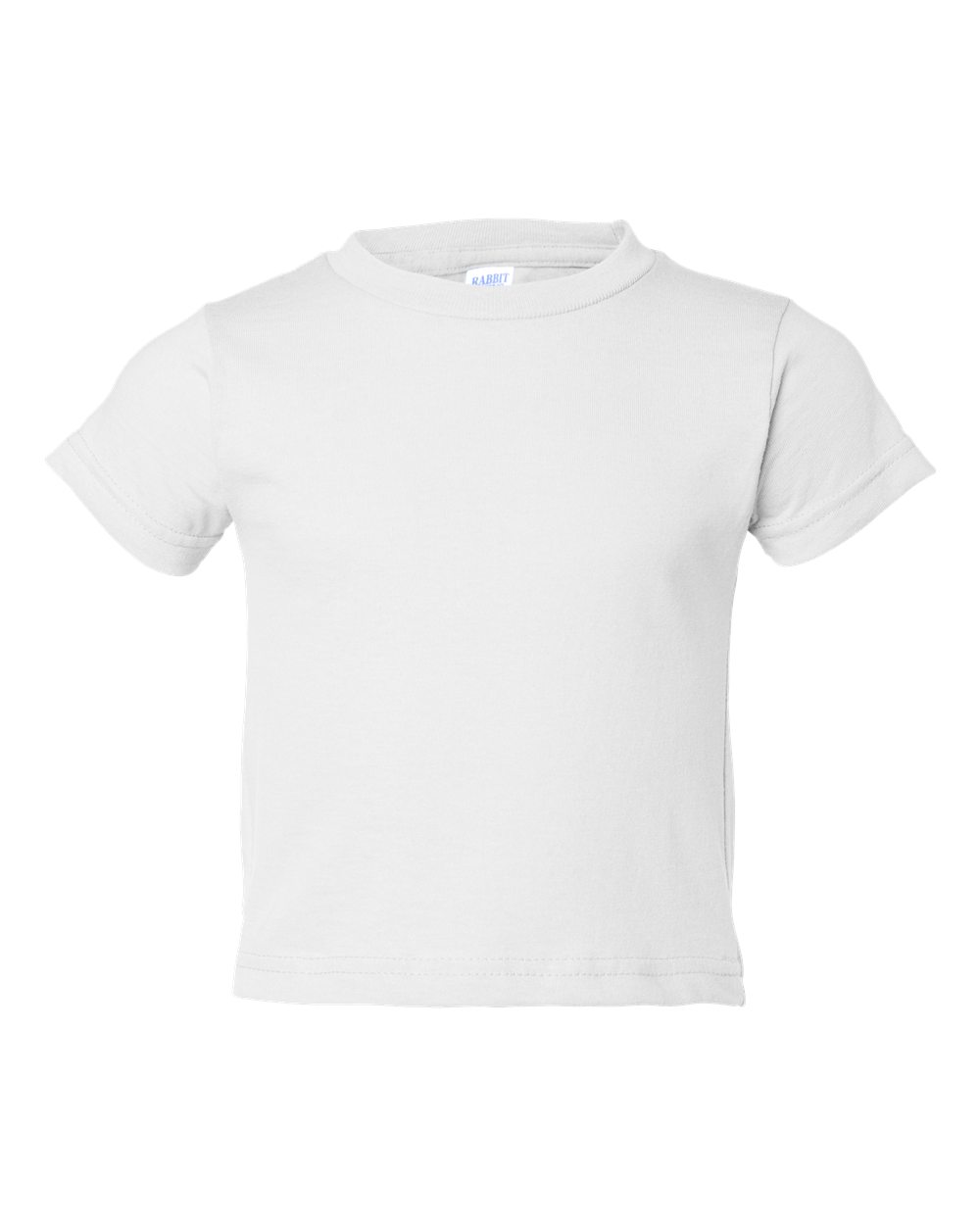 Rabbit Skins RS3301 Toddler Cotton Jersey Top in White size 7 3301T, 3301J, LA330T, LA330J