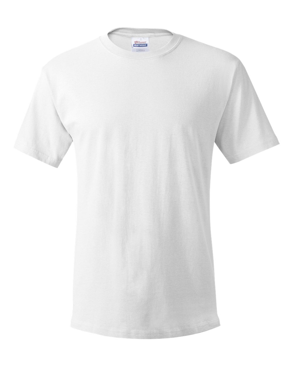Hanes 5280 Adult Essential Short Sleeve T-Shirt in White size 2XL | Cotton