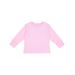 Rabbit Skins 3311 Toddler Long-Sleeve T-Shirt in Pink size 2 | Cotton LA3311