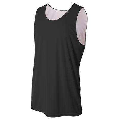 A4 NB2375 Athletic Youth Performance Jump Reversible Basketball Jersey T-Shirt in Black/White size XL | Polyester A4NB2375