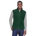 Harriton M985 Adult 8 oz. Fleece Vest in Hunter size XL