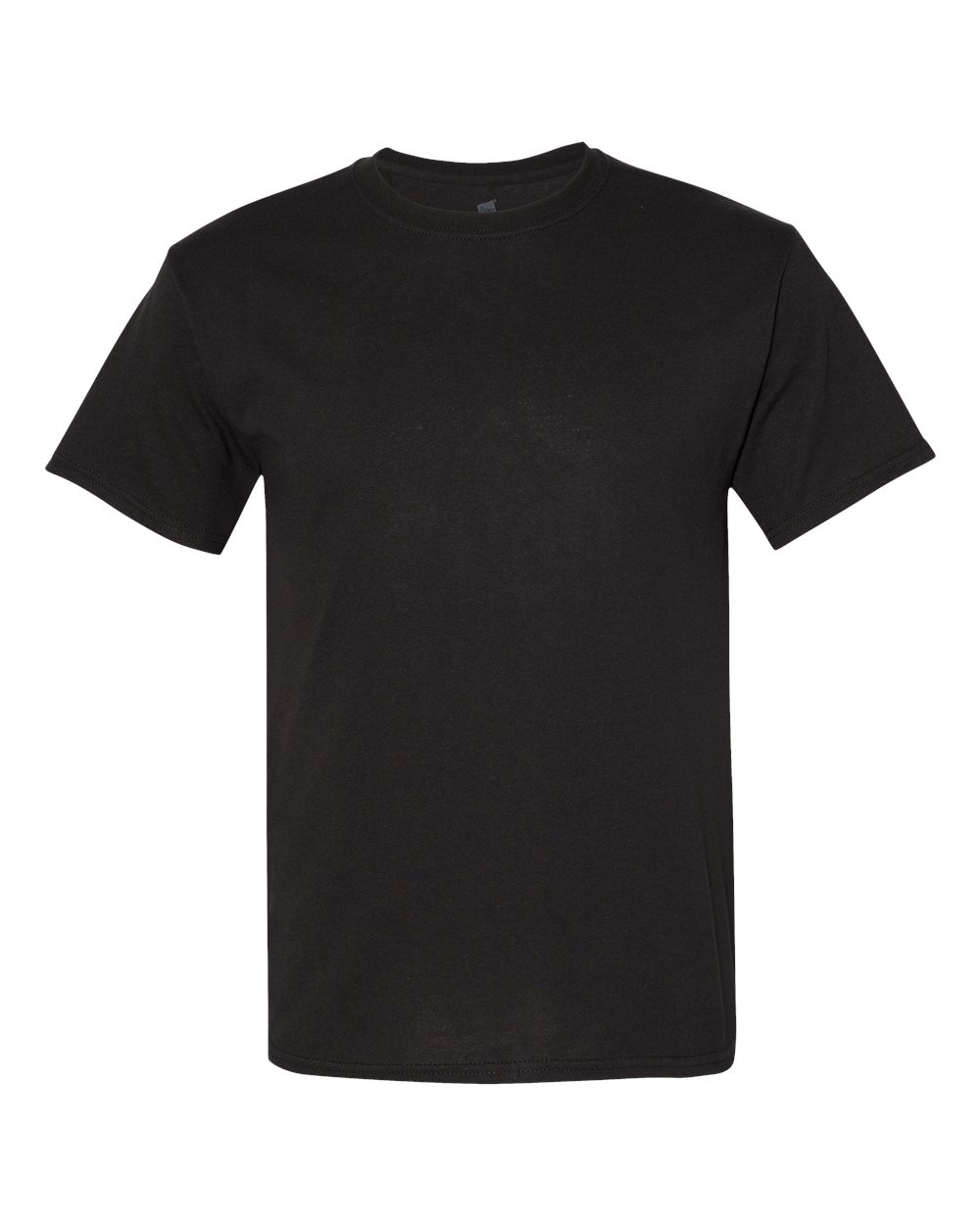 Hanes 5170 50/50 T-Shirt in Black size 4XL | Cotton Polyester