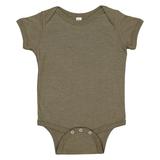 Rabbit Skins 4424 Infant Fine Jersey Bodysuit in Vintage Military Green size 6MOS | Ringspun Cotton LA4424, RS4424