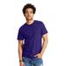 Hanes 5180 Beefy-T-Shirt - Cotton T-Shirt in Purple size Medium | Ringspun