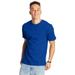 Hanes 5180 Beefy-T-Shirt - Cotton T-Shirt in Deep Royal Blue size Medium