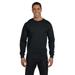Hanes 5286 Men's 5.2 oz. ComfortSoft Cotton Long-Sleeve T-Shirt in Black size XL
