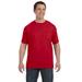 Hanes H5590 Men's Authentic-T Cotton T-Shirt with Pocket in Deep Red size XL 5590