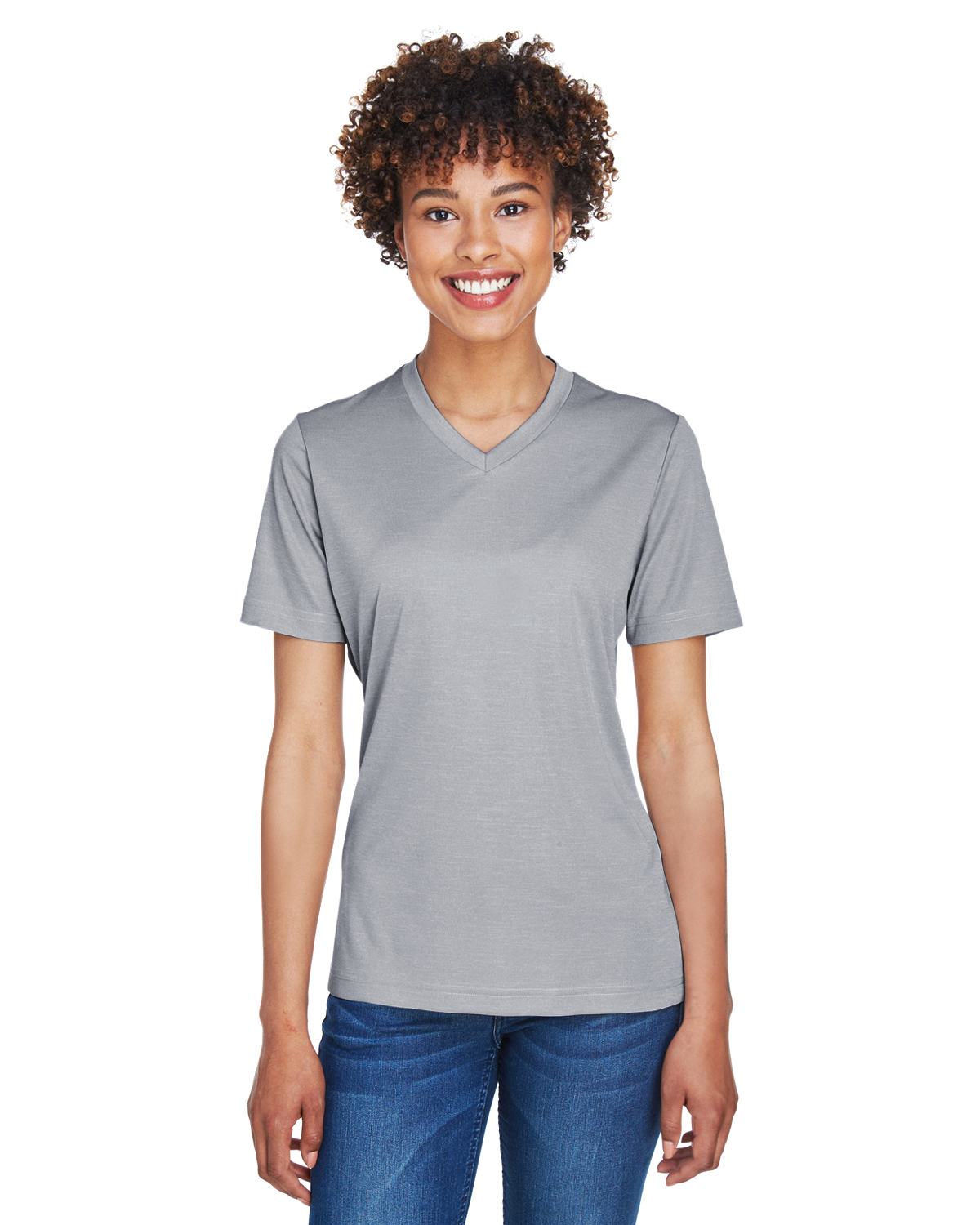 Team 365 TT11HW Women's Sonic Heather Performance T-Shirt size XL | Polyester