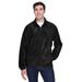 Harriton M990 Men's 8 oz. Full-Zip Fleece Jacket in Black size 6XL | Polyester